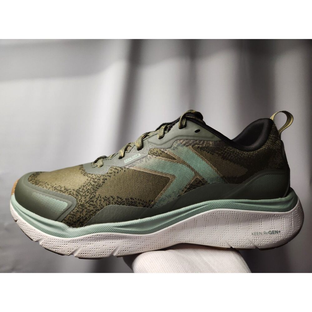 KEEN Leiki Waterproof Sneaker Women’s 10 Winter Moss / Granite Green